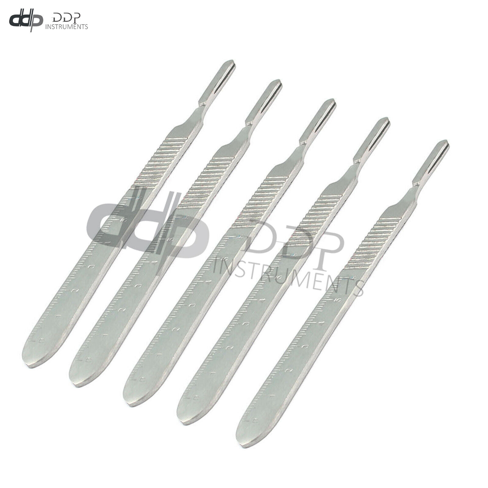 SET-of-5pcs-HIGH-GRADE-GERMAN-SCALPEL-HANDLE-4-WITH-SCALE-VETERINARY-DENTAL-133726724197