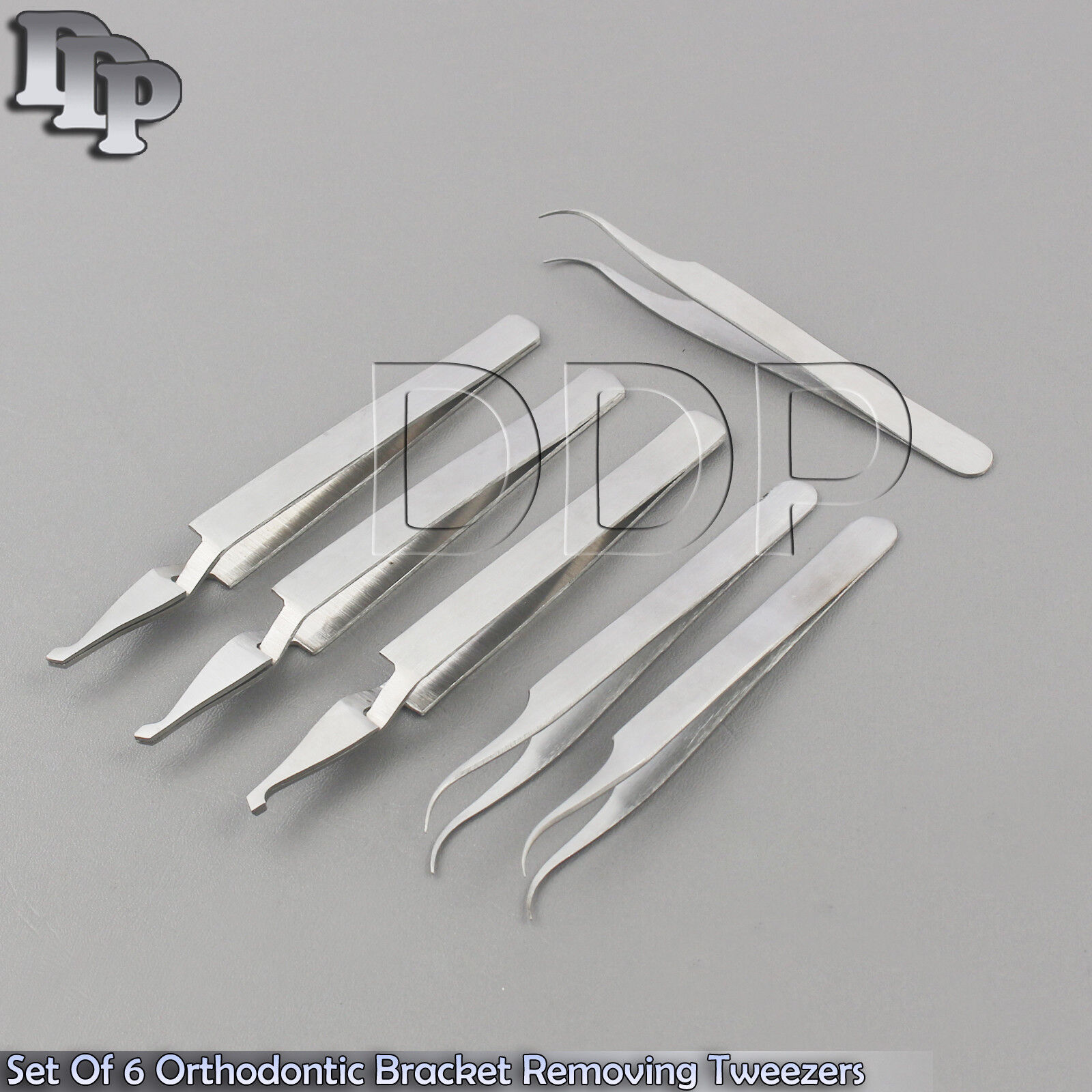Set-Of-6-Orthodontic-Bracket-Removing-Placing-Tweezers-Plier-Dental-Lab-Tools-372224407527