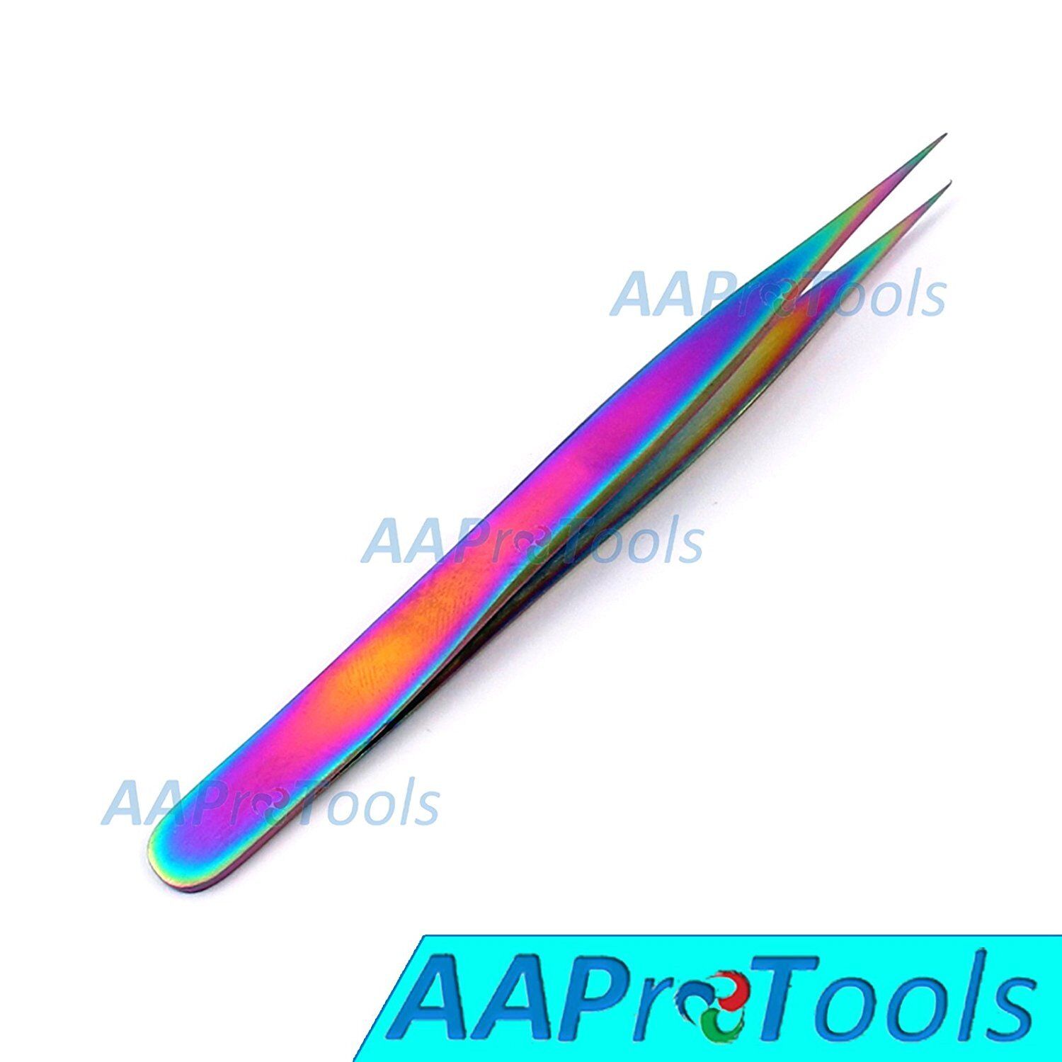 Stainless-Steel-Multi-Rainbow-Color-3D-Eyelash-Extension-Tweezers-Straight-254587509567