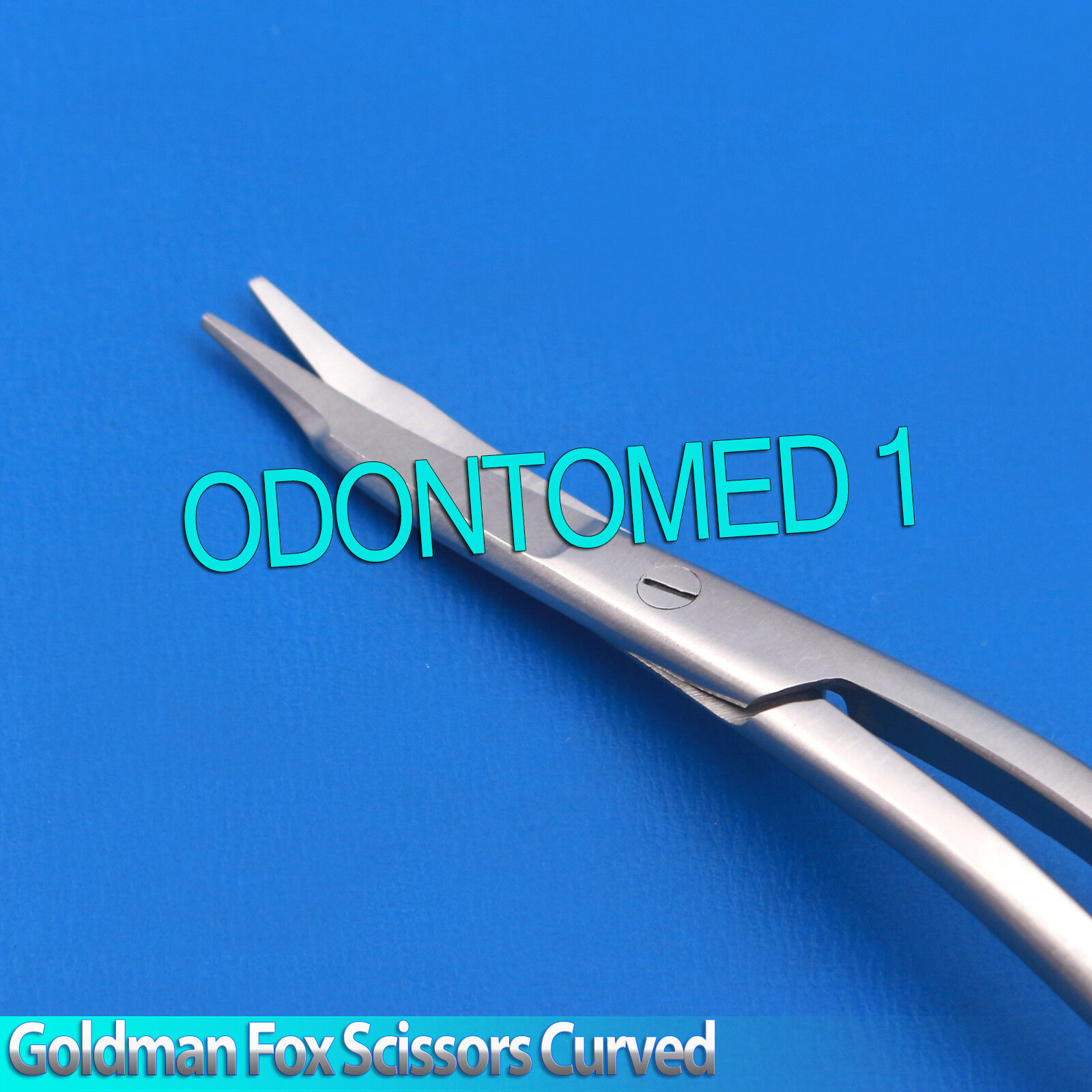 Surgical-Goldman-Fox-Scissor-13cm-Double-Curved-Dental-Cutting-Suture-Lab-122725448367-2