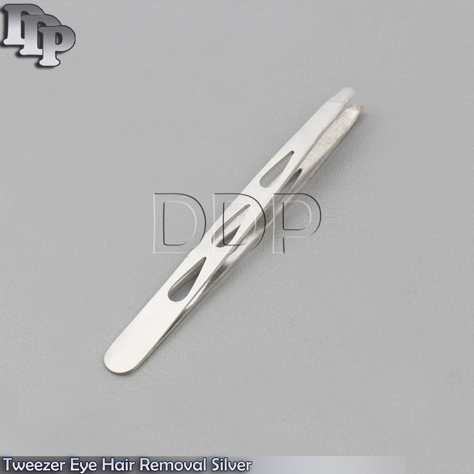 Tweezers-Eyebrow-Hair-Removal-Silver-Slanted-Tip-Beauty-Tools-132224105887