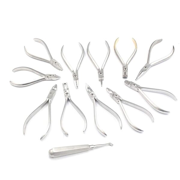 Weingart Orthodontics Pliers Bracket Wengart How Assorted Set of 12 Pcs DN-480