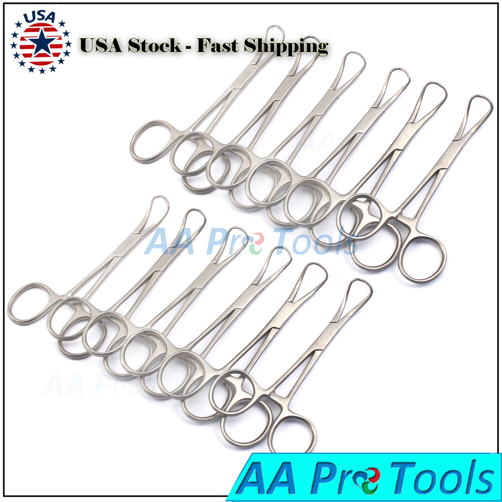 12-BACKAUS-TOWEL-CLAMP-35-55-Surgical-Forceps-Dental-Instruments-New-253404297438