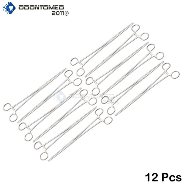 12 Stainless Steel Rochester Pean Hemostat Locking Forcep 12" Straight Tip