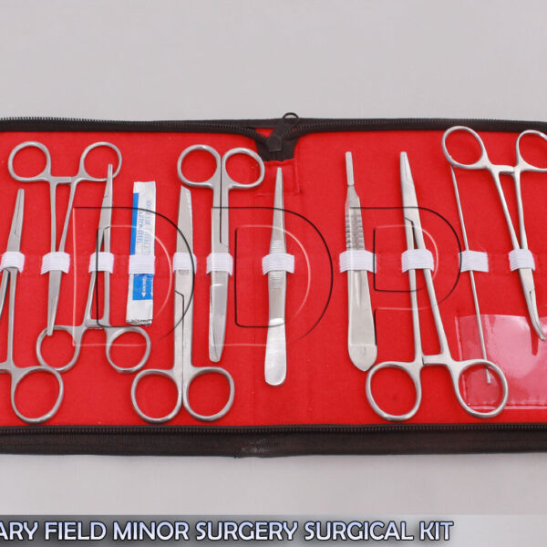 14 PC MILITARY FIELD MINOR SURGERY SURGICAL VETERINARY DENTAL INSTRUMENT DS-1229