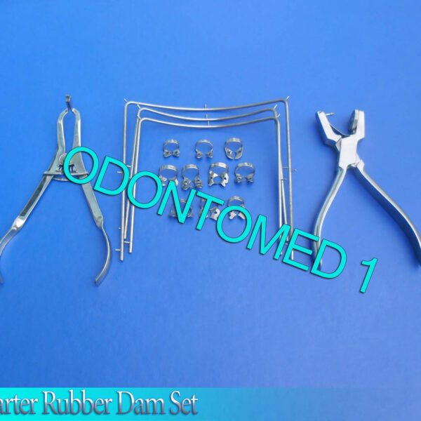15Pcs Starter Rubber Dam+Ainsworth Dental Kit Surgical Instruments