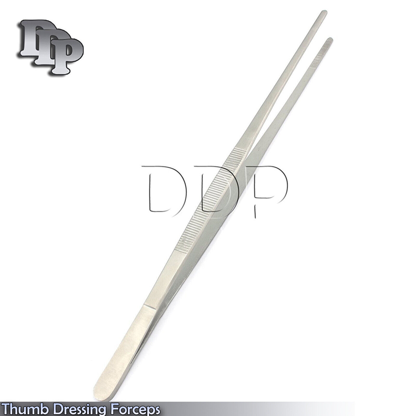 2-Huge-Tweezers-Thumb-Dressing-Forceps-18-LONG-121408456338