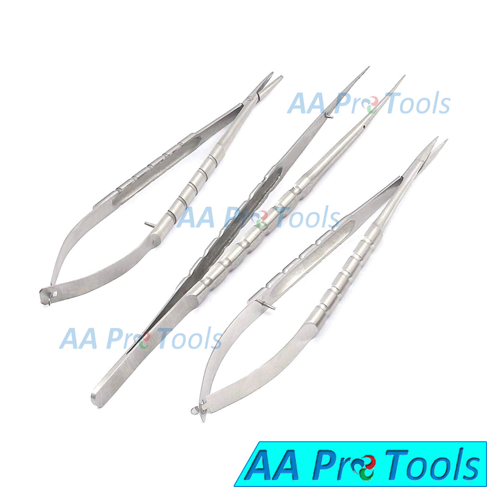 3-Castroviejo-Micro-Surgery-ScissorsNeedle-HolderSuture-Tying-Forceps-Ey-058-254187099168
