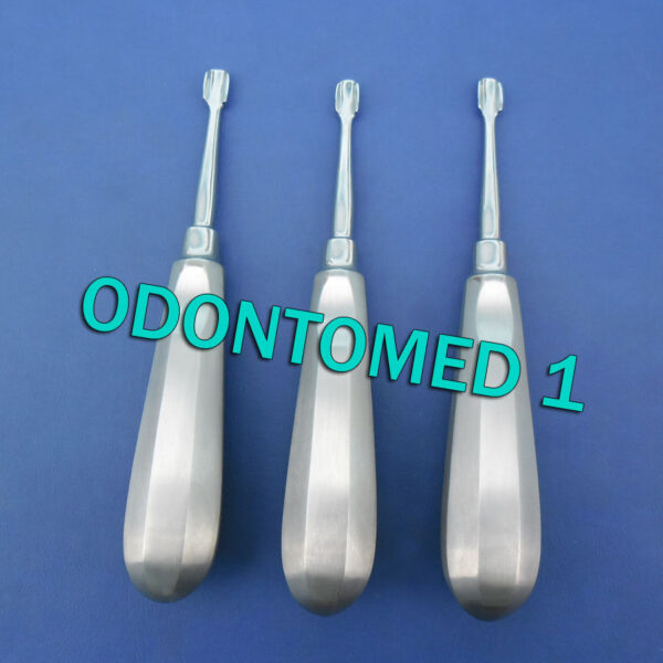 3 DENTAL TOOTH SURGERY ROOT WING WINGED ELEVATOR 8MM SURGICAL DENTAL INSTRUMENTS