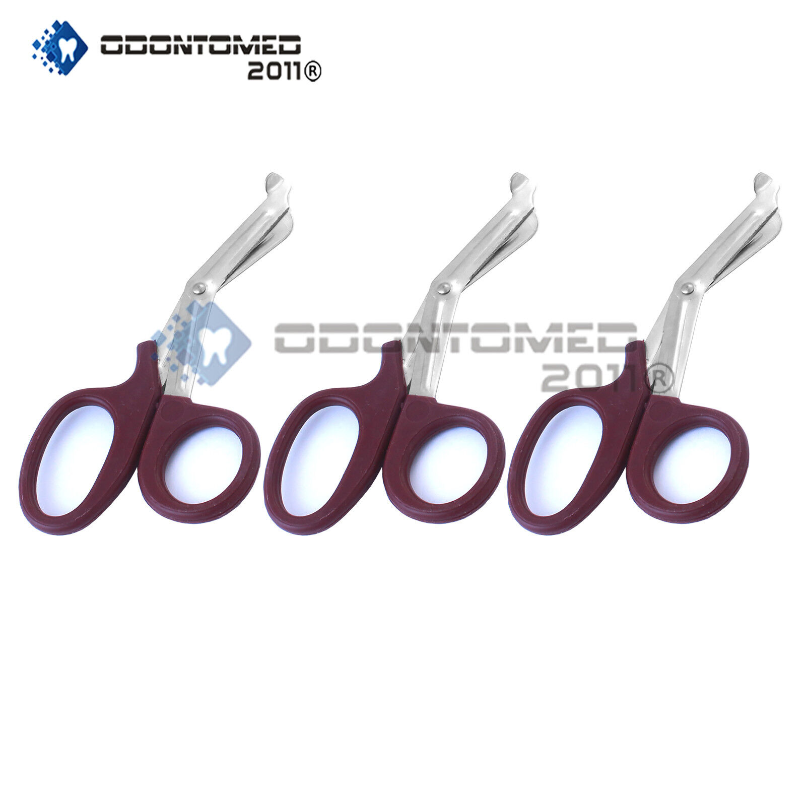 3-Maroon-Emt-Utility-Paramedic-Bandage-Shears-Scissors-Ems-55-Medical-112507583348