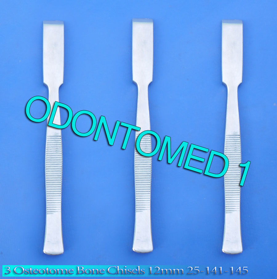 3-Osteotome-Bone-Chisels-12mm-Surgical-Orthopedic-Instruments-25-141-145-121055513258