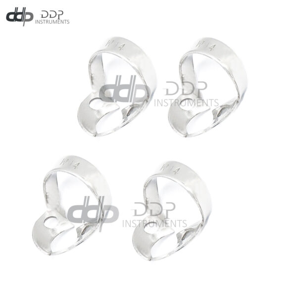 4 PIECES OF RUBBER DAM CLAMP #W14 ENDODONTIC INSTRUMENTS