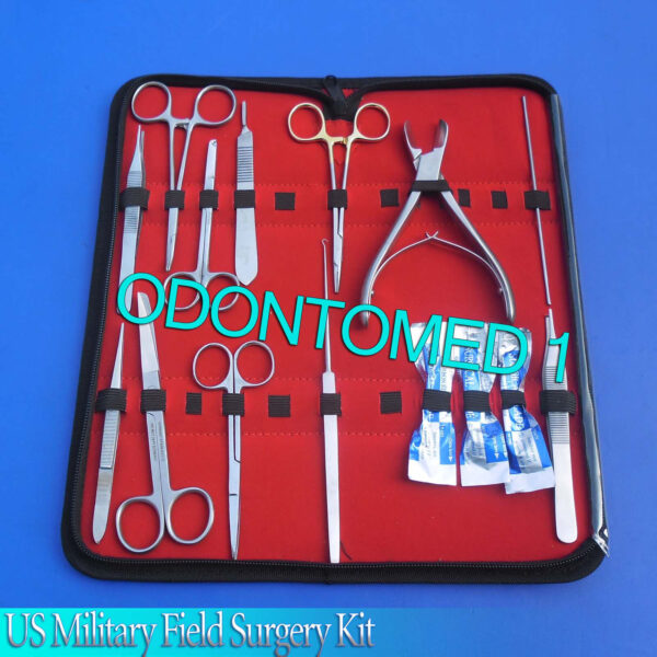 42 PC US MILITARY MINOR STUDENT KIT SURGERY INSTRUMENTS