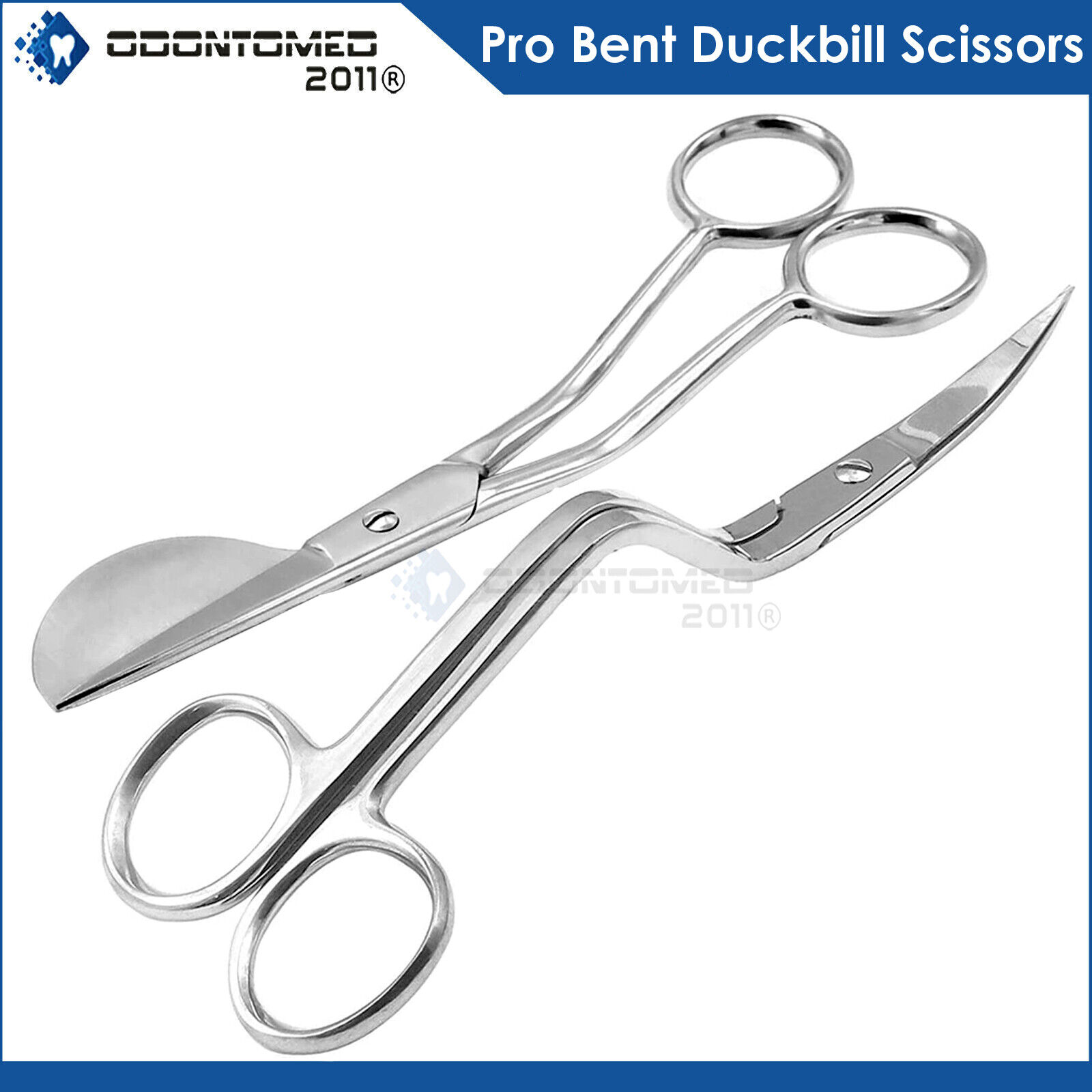 6-Duckbill-Applique-Scissor-Thread-Embroidery-Pro-Bent-Scissors-Curved-Handle-111677900238