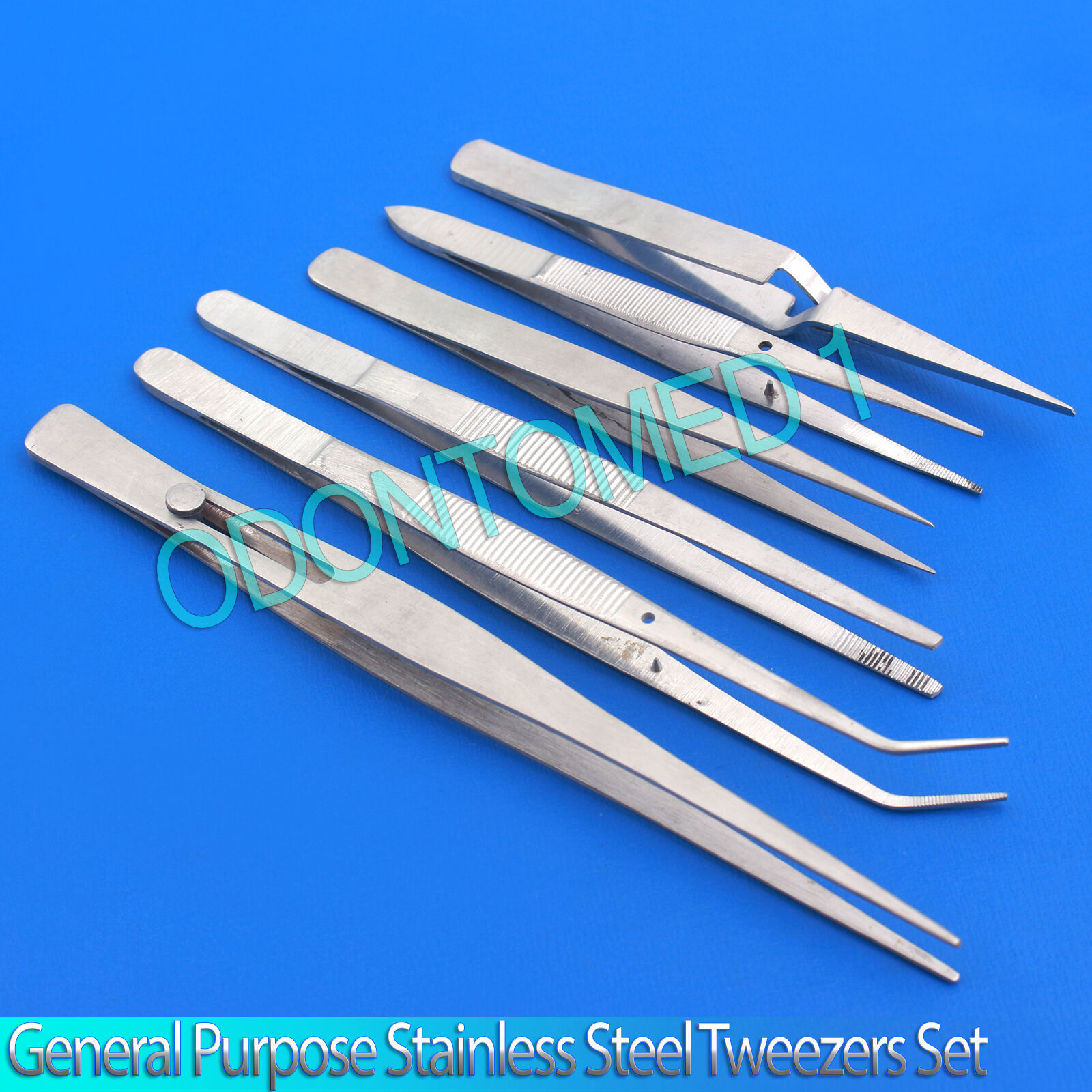 6pc-General-Purpose-Stainless-Steel-Tweezers-Set-132041671168-2