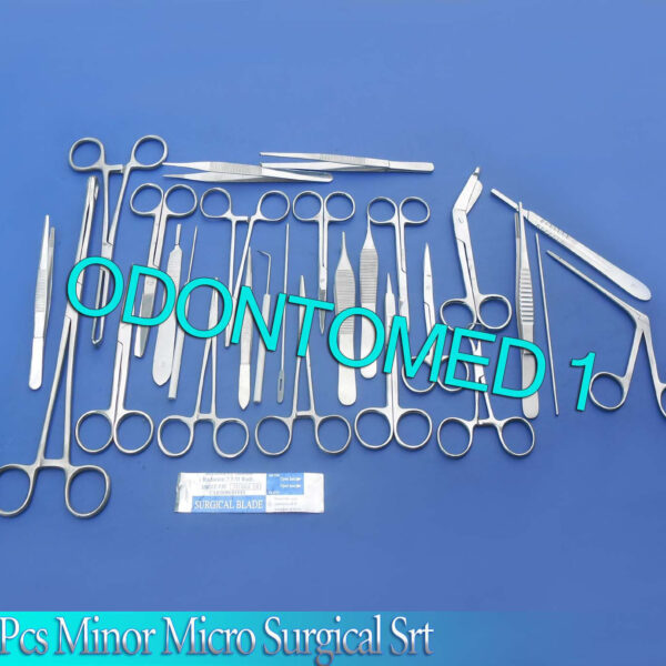75 PCS MINOR SURGERY SUTURE SURGICAL VETERINARY SET KIT INSTRUMENTS FORCE DS-851