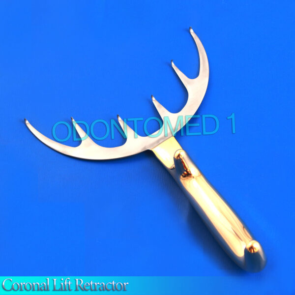 Coronal Lift Retractor 6 sharp prongs,8.25"+6" BST-014