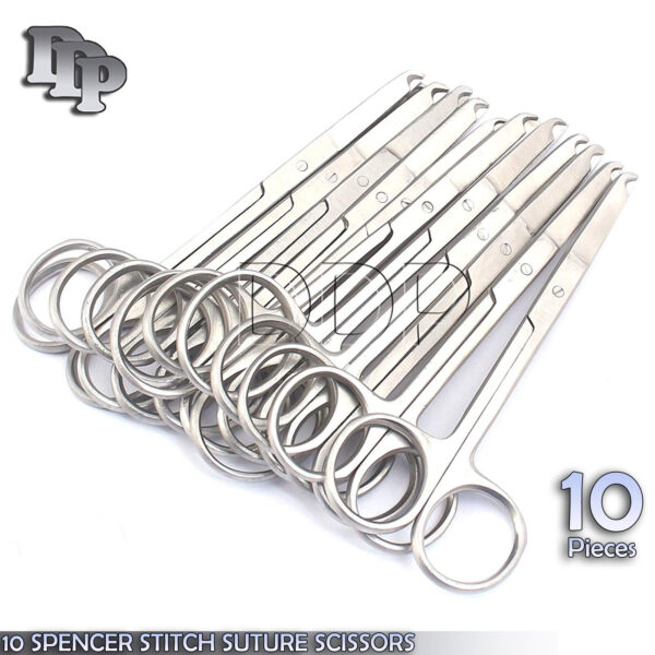 DDP 10 Spencer Stitch Suture Scissors 4.5" Surgical Instruments