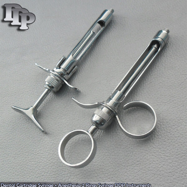 Dental Cartridge Syringe + Anesthesia 2 Rings Syringe Dental Instruments
