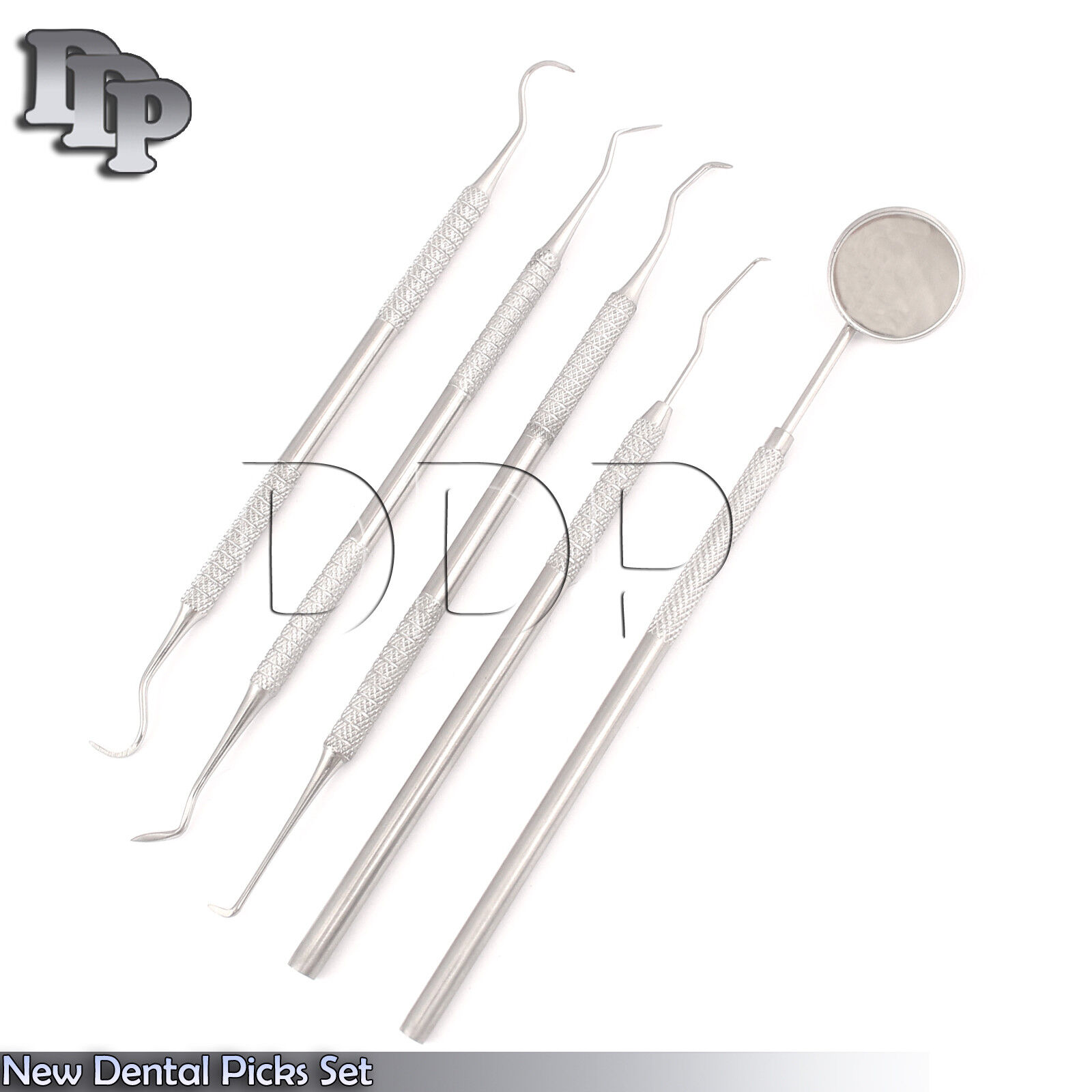 Five-Brand-New-Dental-Picks-Set-Dental-Instruments-PR-0011-371643201608