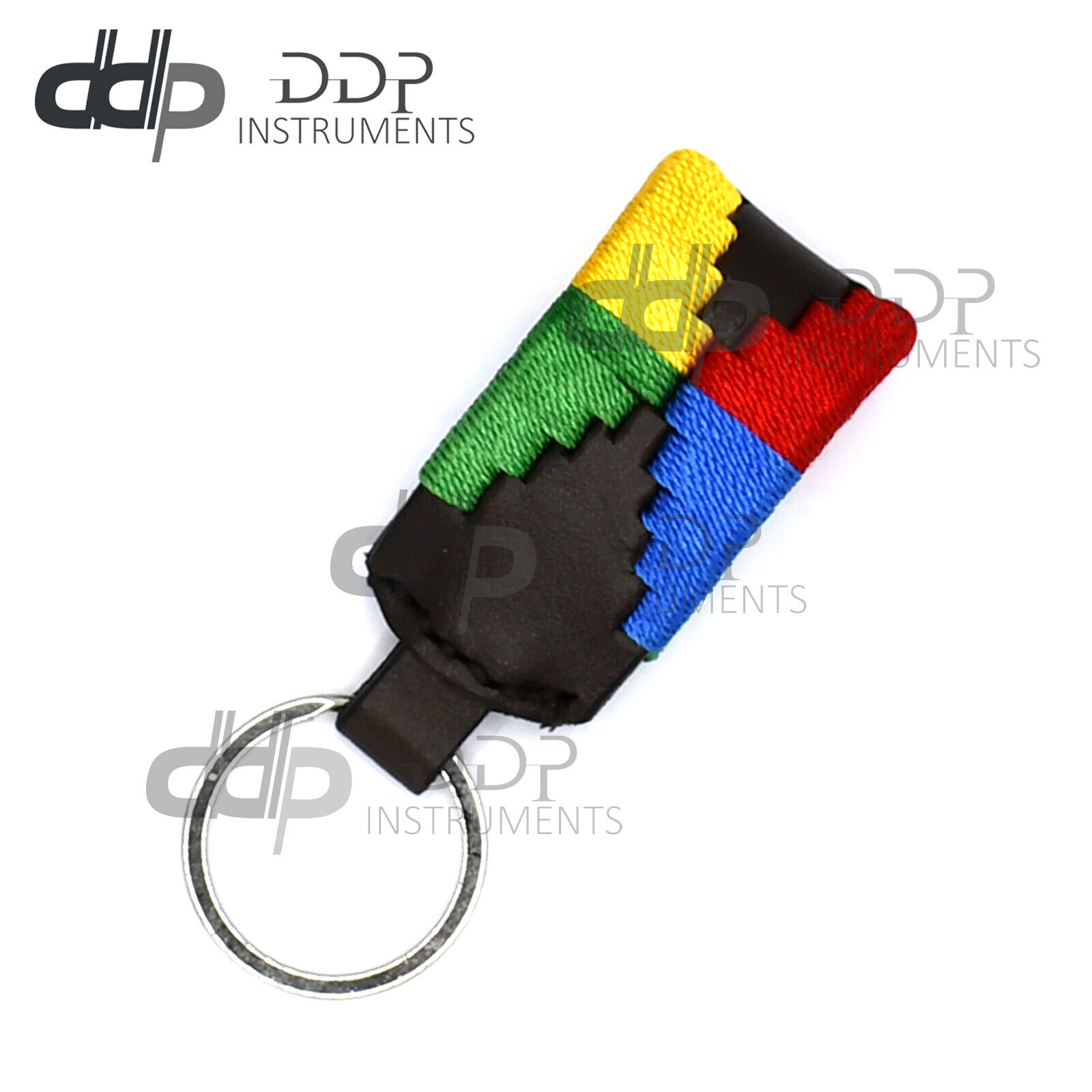 Genuine-Leather-Belt-Loop-Key-Chain-Multi-Color-Hand-Wovan-Pattern-BLT-018-123906424938