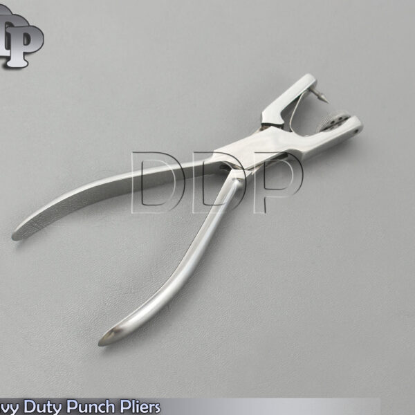 Heavy Duty 7'' Jewelry Rotatory 5 Hole Punch Pliers Metal Leather Sheets Tool