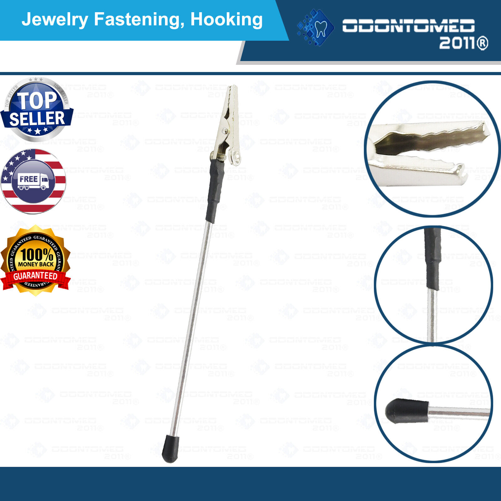 Jewelry-Fastening-Hooking-Equipment-Necklace-Watch-Clasps-Closures-Silver-121033827108-2