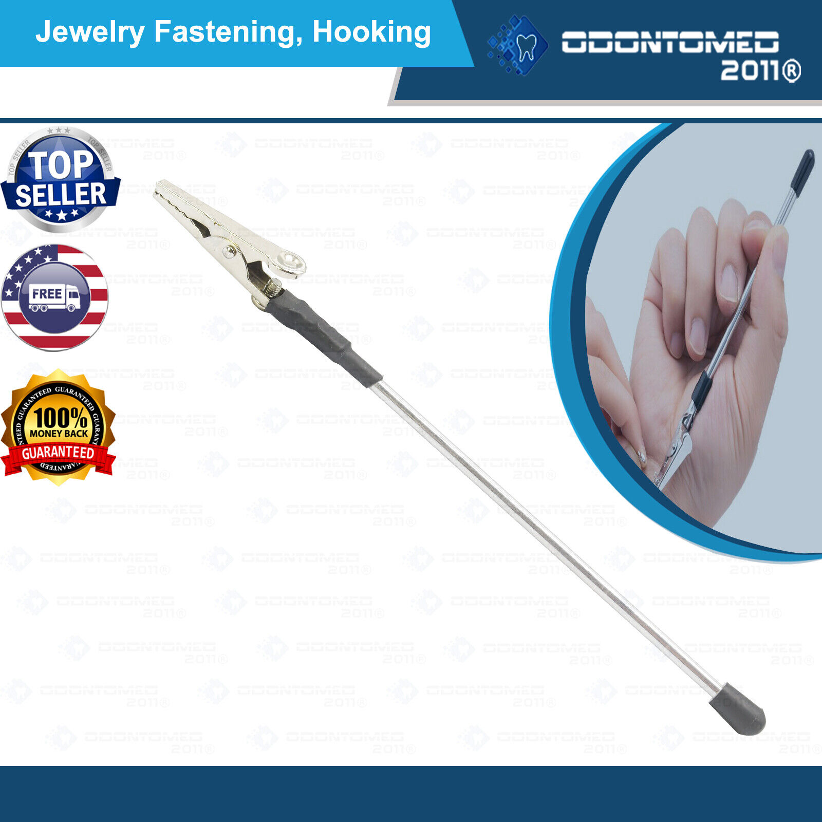 Jewelry-Fastening-Hooking-Equipment-Necklace-Watch-Clasps-Closures-Silver-121033827108