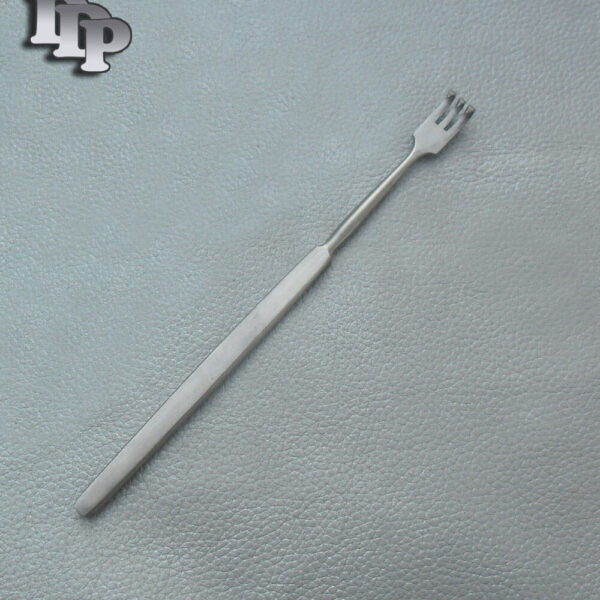 KNAPP Lacrimal  Retractor 6" Shaft 3 Prongs Sharp Ophthalmic Surgical Instru