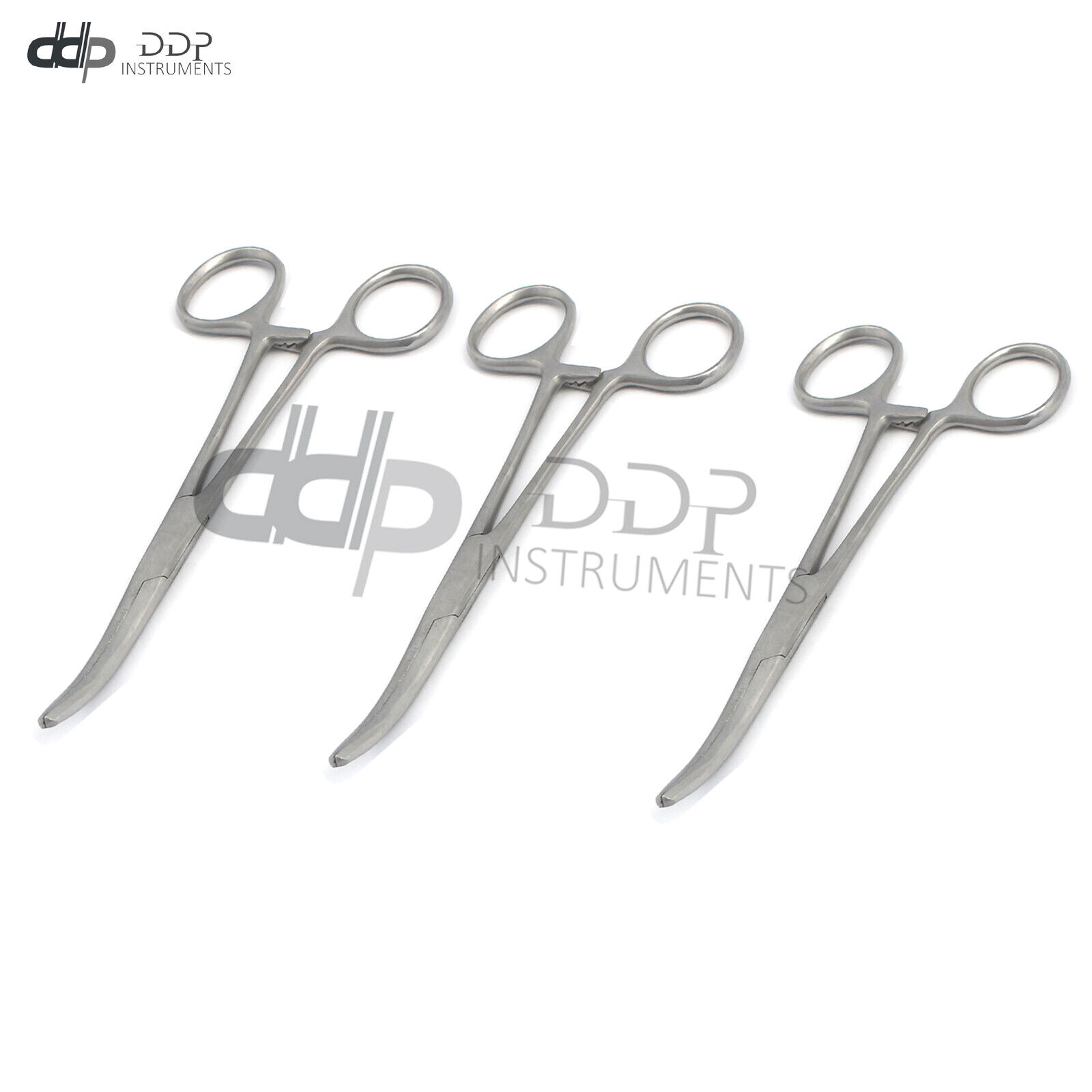 Lot-Of-3-Pieces-Carmalt-Forceps-Curved-625-Surgical-Instruments-Stainless-132261907498