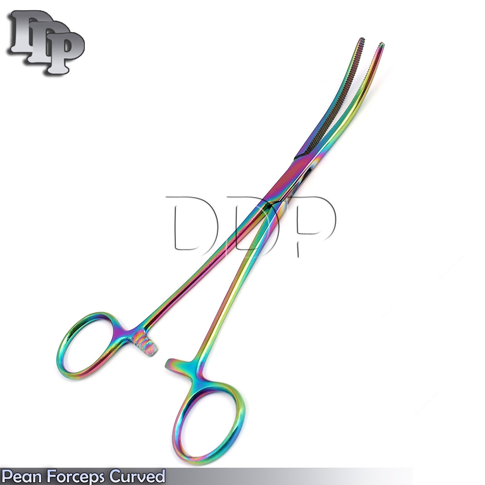 Multi-Color-Rainbow-Pean-Hemostat-Forceps-8-Curved-Pliers-Stainless-Steel-372352539938