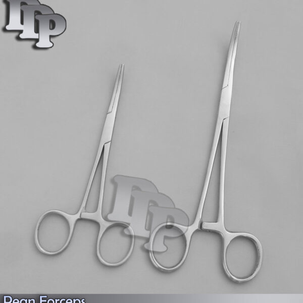 New 2pc Set 5.5" + 8" Curved Hemostat Forceps Locking Clamps Stainless Steel