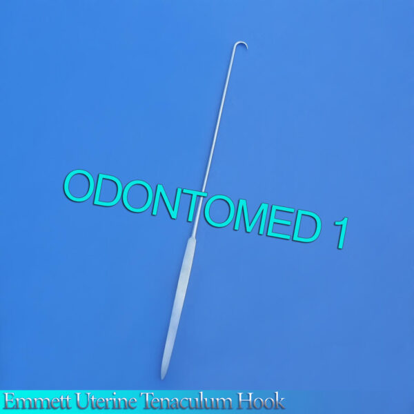 O.R GRADE EMMETT UTERINE TENACULUM HOOK 10.25" HALF CVD