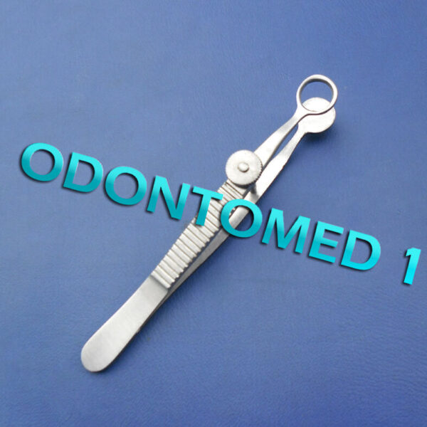 O.R GRADE WEIS CHALAZION FORCEPS 4" GROOVED UPPER JAW