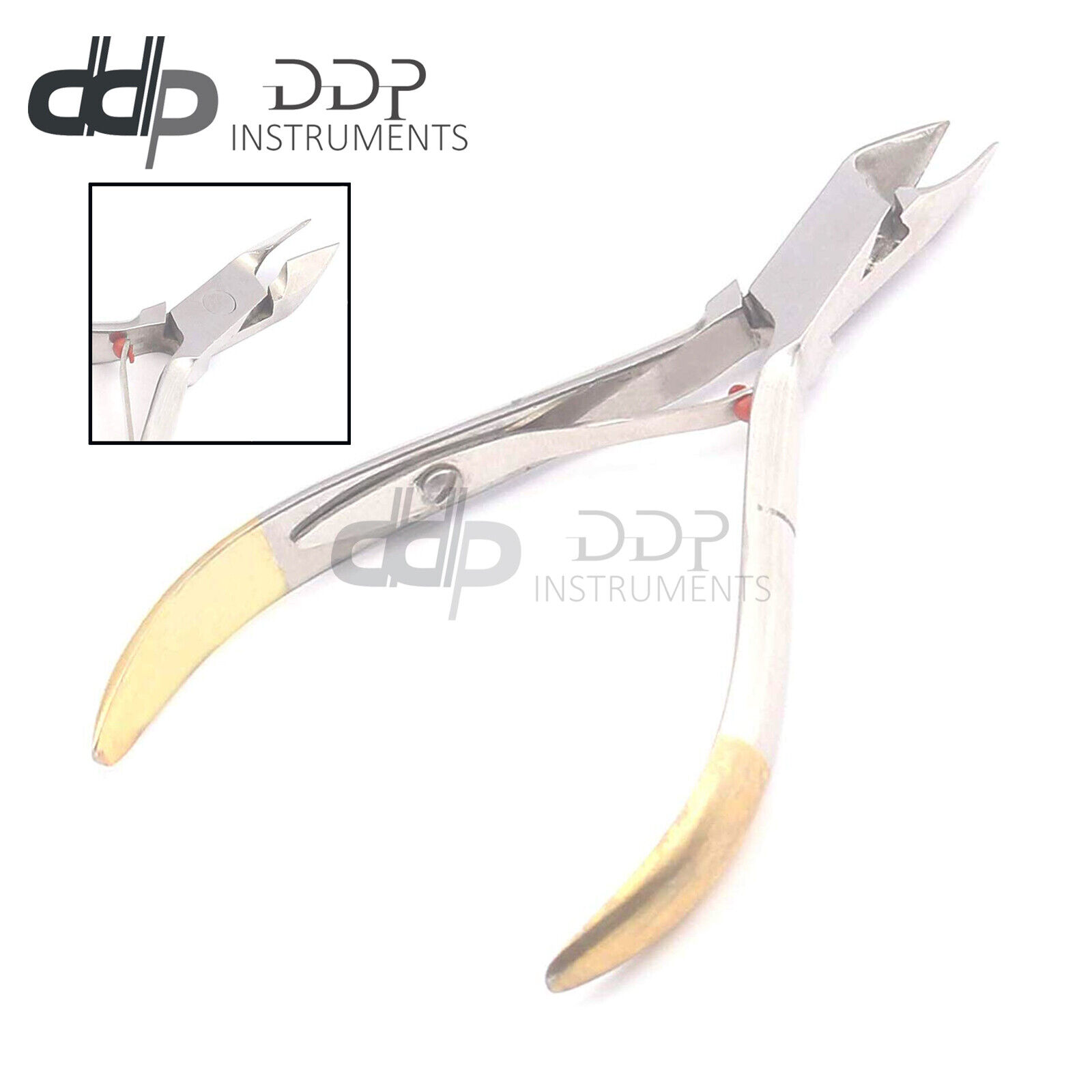 Professional-High-Quality-Cuticle-Nipper-Half-Gold-Stainless-Steel-371684109098