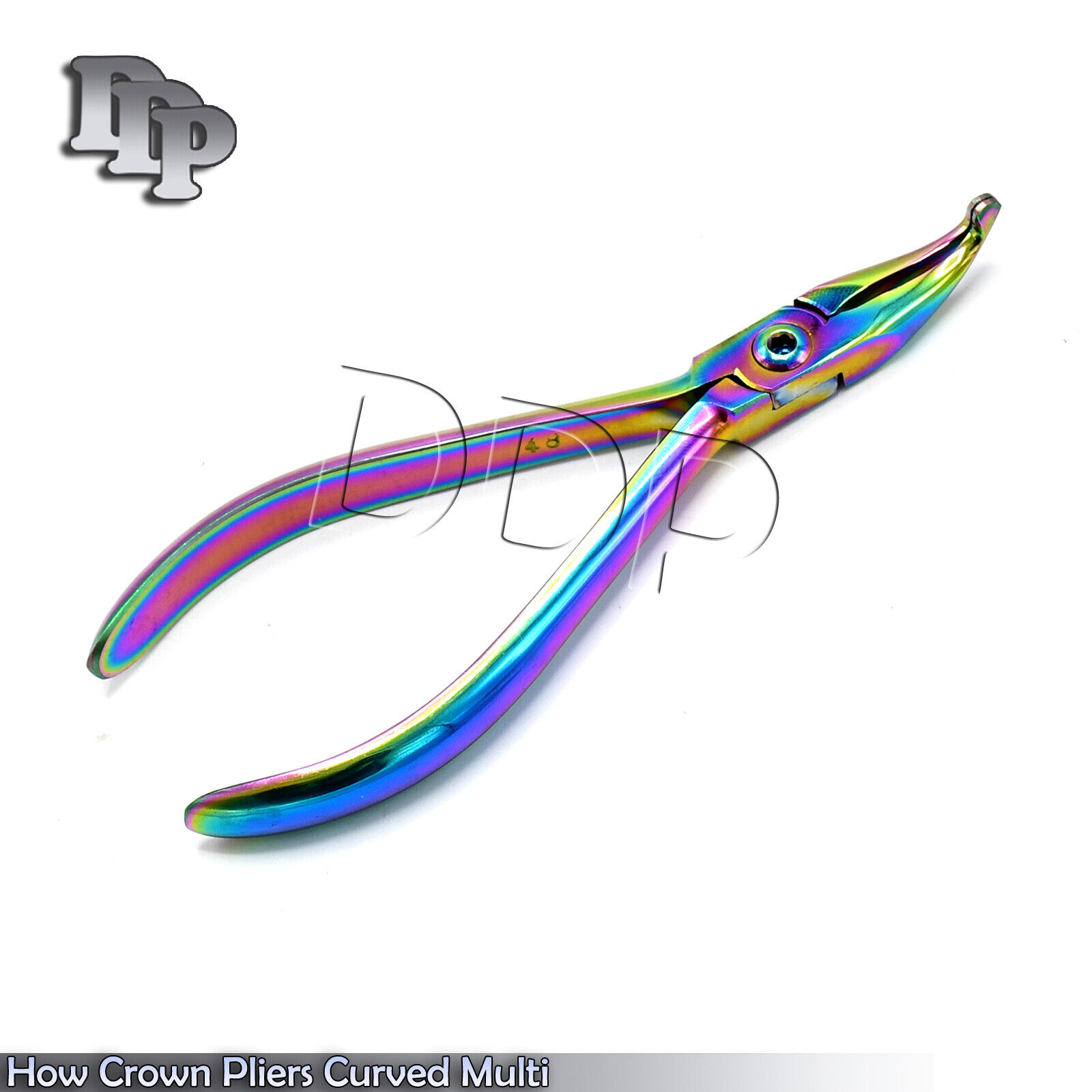 RainbowMulti-Orthodontic-Pliers-How-Crown-Plier-Curved-Dental-Lab-Instru-DP-12-123892497008