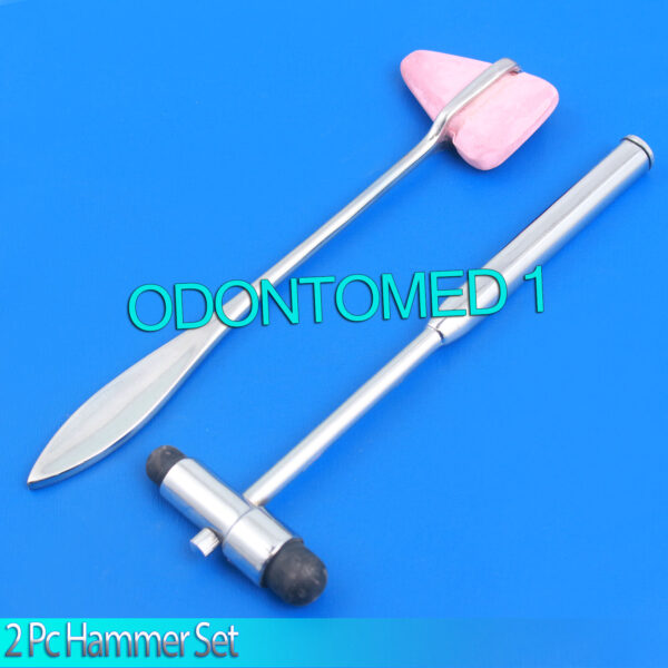 Set Of 2 Babinski Buck neurological Medical Diagnostic Reflex Percussion Hammer