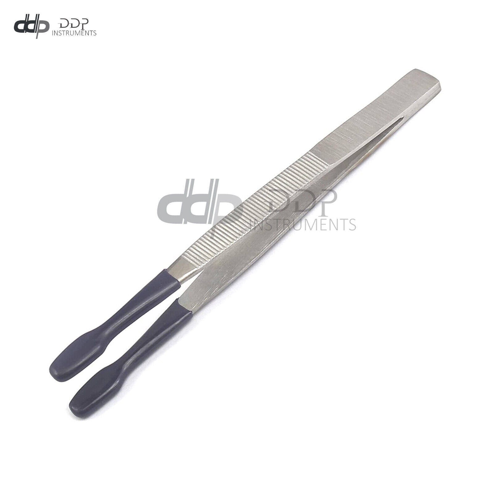 Tweezers-Rubber-Coated-PVC-Soft-Non-Marring-Flat-Tips-Lab-Hobby-Bead-Craft-Tool-373265488808