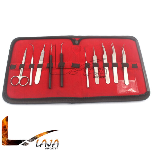 10 pcs Entomological Dissecting Instrument Kit New