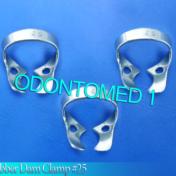 12 Endodontic Rubber Dam Clamp #25 Surgical Dental Instruments