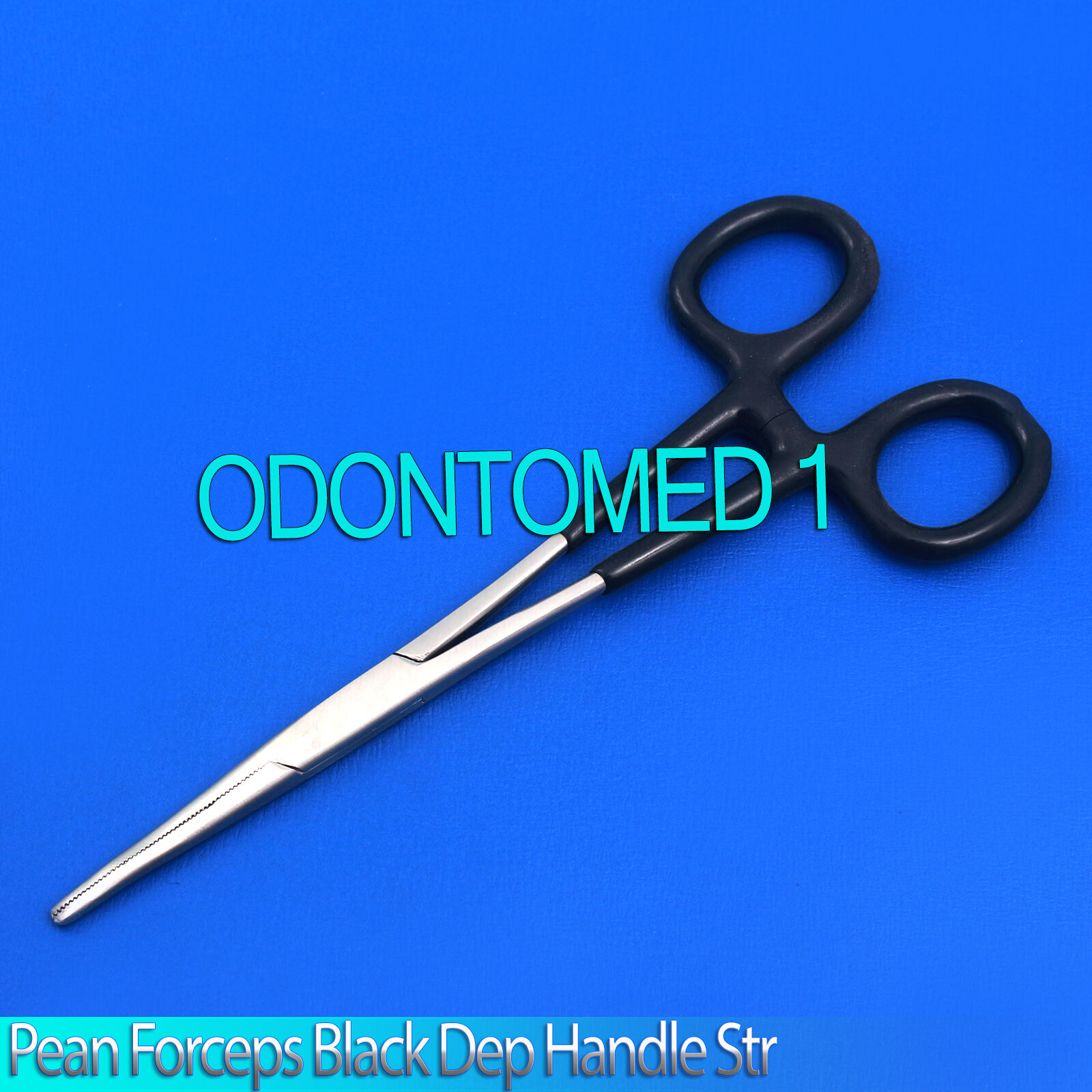 12-Hemostat-Pean-Forceps-Surgical-InstrumentsBlack-Dep-Handle-625-Straight-125578173439-2