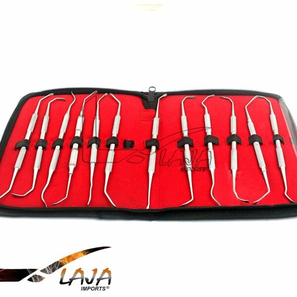 12 Pcs Sinus Lift Instruments set Implant Dental Solid Handle Light Weight