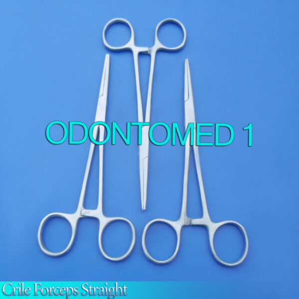12 Rankin Crile Hemostat Locking Forceps Straight Tip 6"