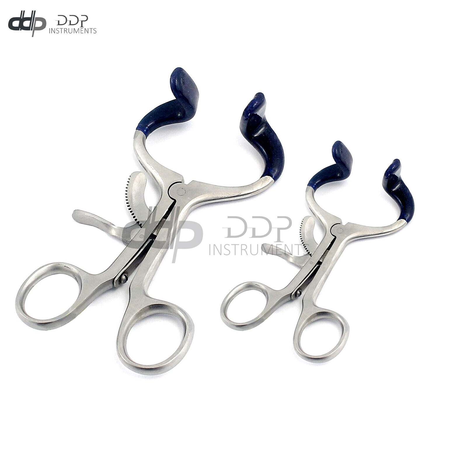 2-German-Grade-Molt-Mouth-Gag-Blue-4535-Dental-Instruments-with-Silicone-133579990259