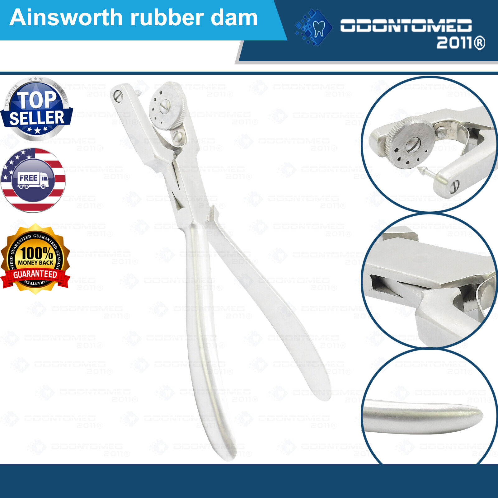 2-Pcs-Anisworth-Rubber-Dam-Punch-Pliers-Dental-Ainsworth-Endodontic-Instruments-125578186719-2