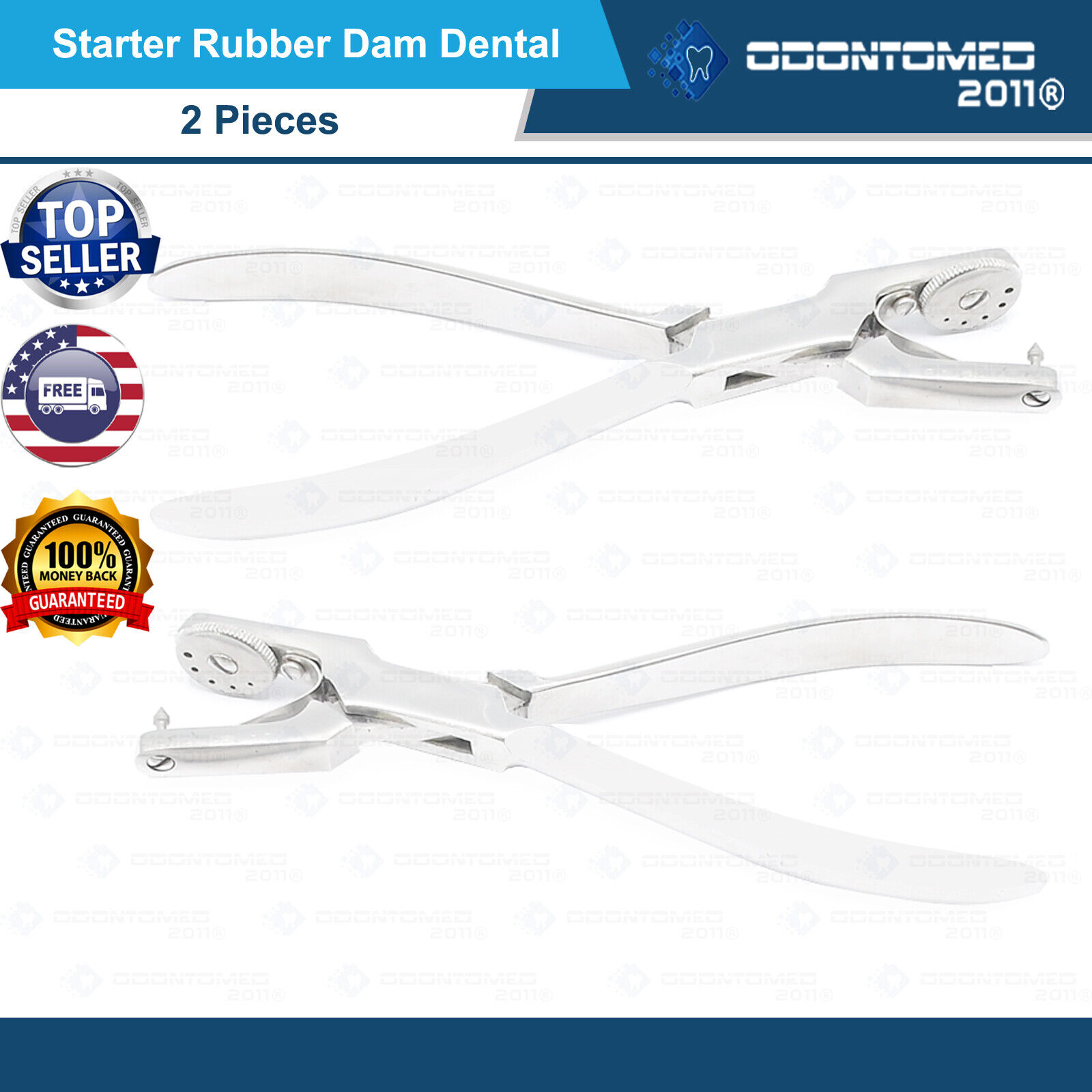 2-Pcs-Anisworth-Rubber-Dam-Punch-Pliers-Dental-Ainsworth-Endodontic-Instruments-125578186719