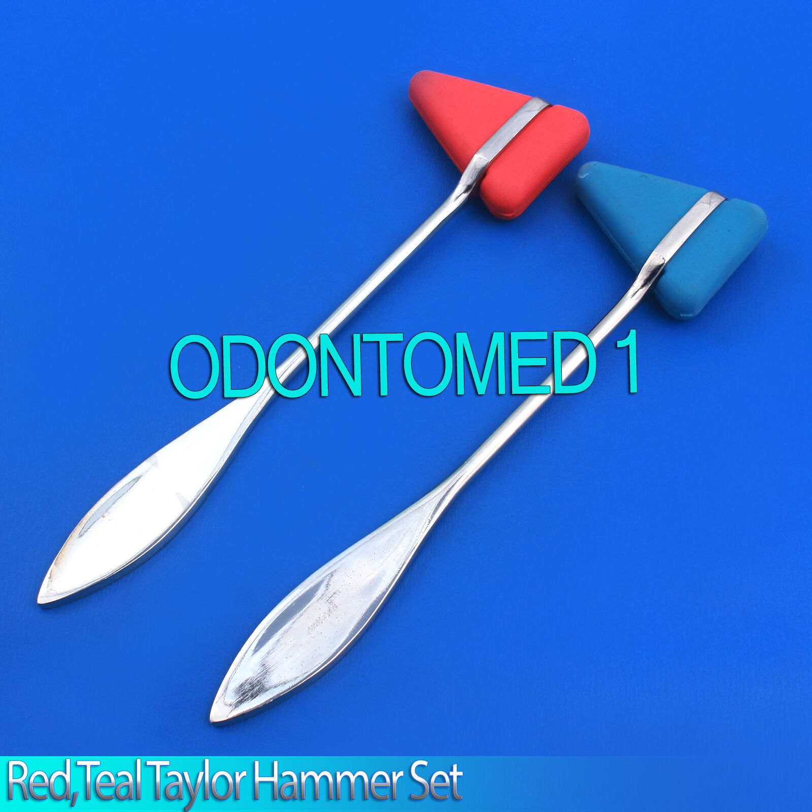 2-Pieces-Set-RedTeal-Taylor-Percussion-Reflex-Hammer-Medical-Instruments-112291080249