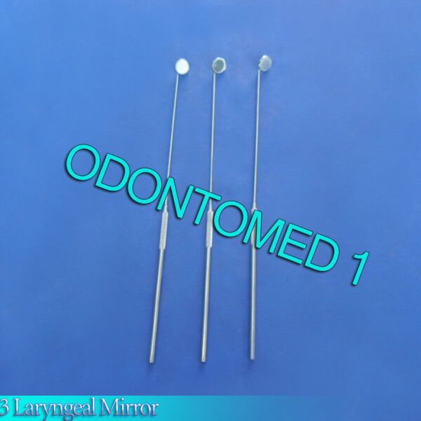 3  Laryngeal Mirror # 5, Dental ENT Surgical Instruments