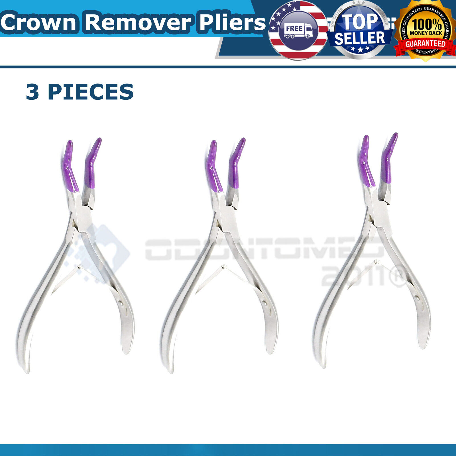 3-PC-DENTAL-CROWN-REMOVER-PLIER-6-30Angled-PVC-Dep-Surgical-Instrument-DS-1368-125648318739