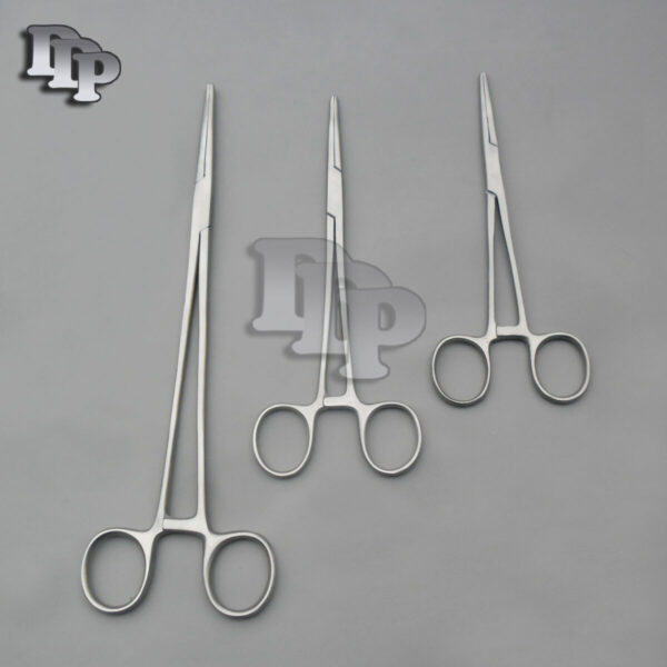 3 Pieces Kelly Hemostat Forceps Straight 5.5"+ 6.5"+ 10" Surgical Instruments